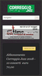 Mobile Screenshot of correggiojazz.it